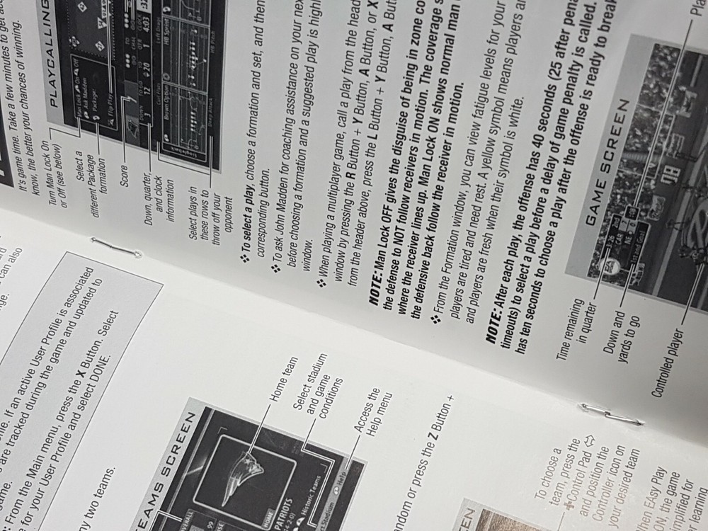 Madden 2005 Authentic Nintendo GameCube Manual Only