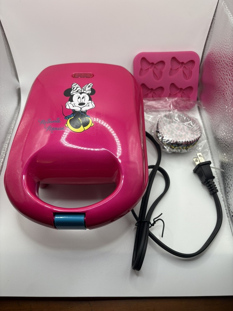 Disney DMG-7 Minnie Mouse Cupcake Maker Mini, Pink + Liners