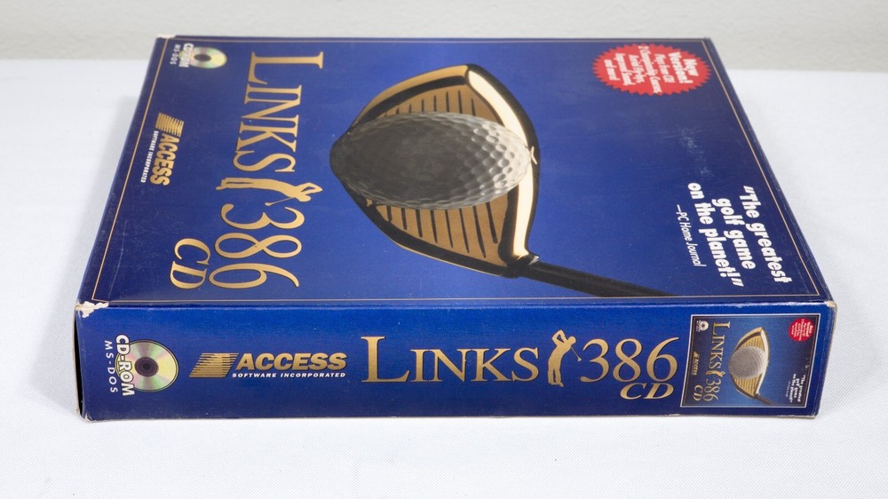 Vintage Access Links 386 CD-ROM MS-DOS 1994 with box and docs ST533B22
