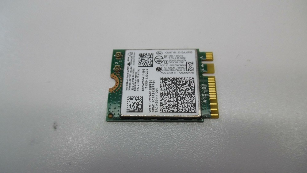 Intel Dual-Band Wireless-N 7260 04X6008 -- Tested