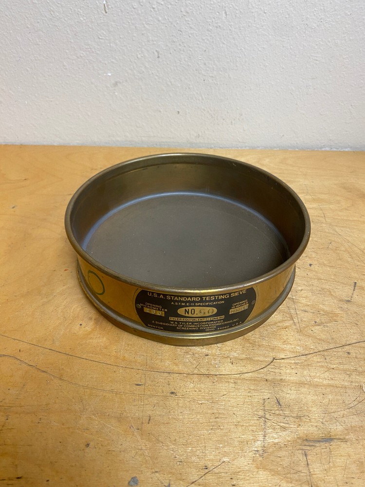 USA Standard Testing Sieve No. 60 8"