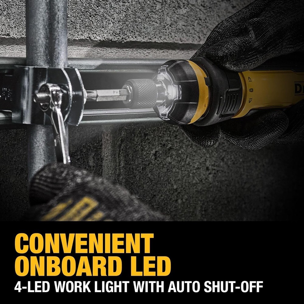 Cordless Screwdriver USB Rechargeable with FLEXDRIVE Control and Screwdriver Bit