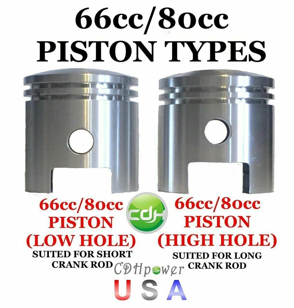 CDH High Hole Piston Set&Long Connecting Rod ZL40 Set- 2 Stroke 66cc/80cc ENGINE