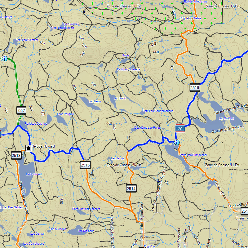 TrakMaps ATV Quebec - Garmin GPS Map