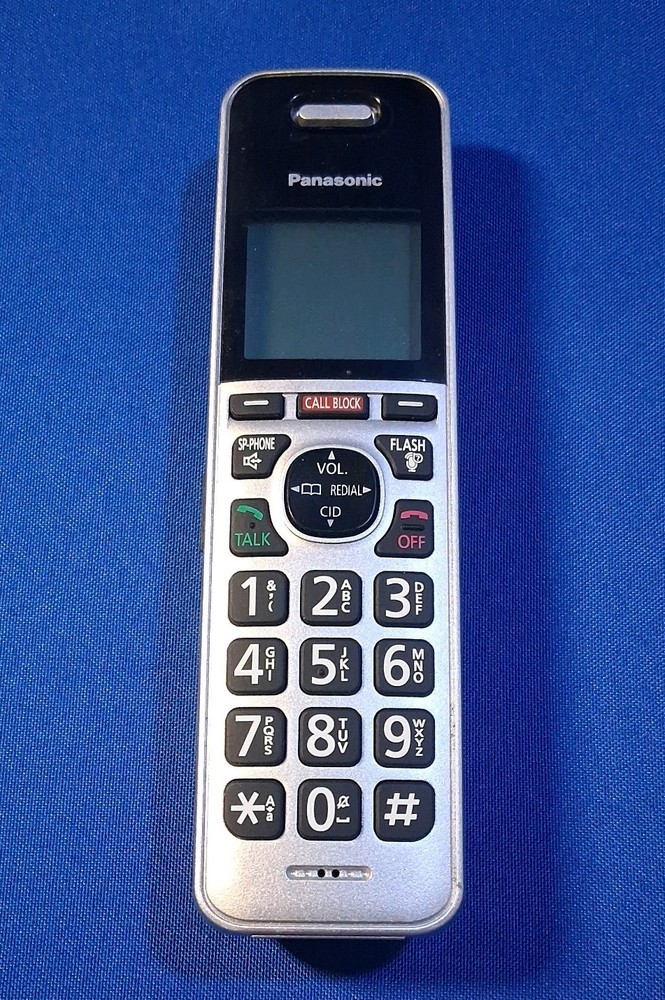 Panasonic KX-TGFA97 S Silver Cordless Phone Replacement Handset Only