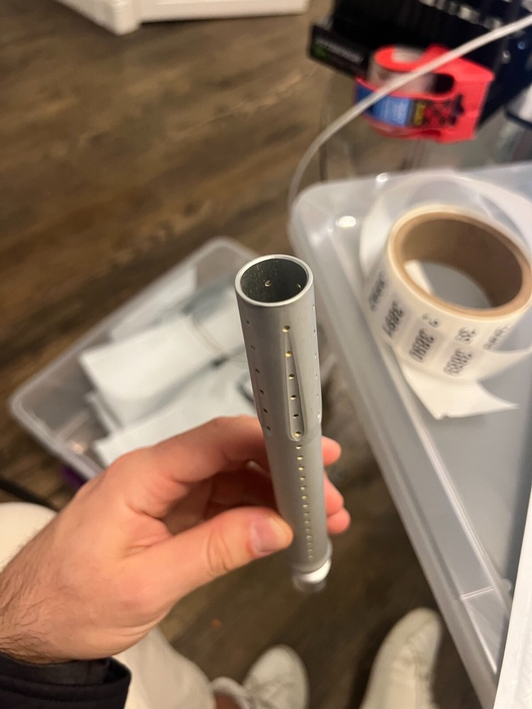 Freak Paintball Barrel TIp Silver