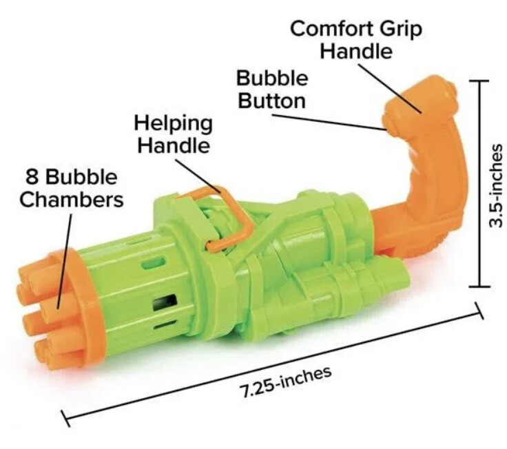 As Seen On TV Battle Bubbles Automatic Bubble Machine 3+~New