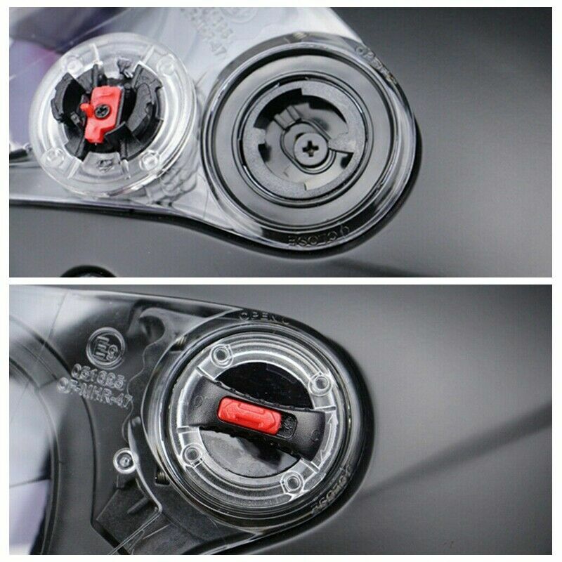 1 Pair BILT Techno 2.0 Face Shield Visor Screws Plate Lock Motorcycle Helmet