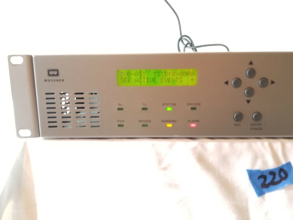 Nielsen WEGENER NAVE IIC 002 ENCODER Rack Mount Silver #220