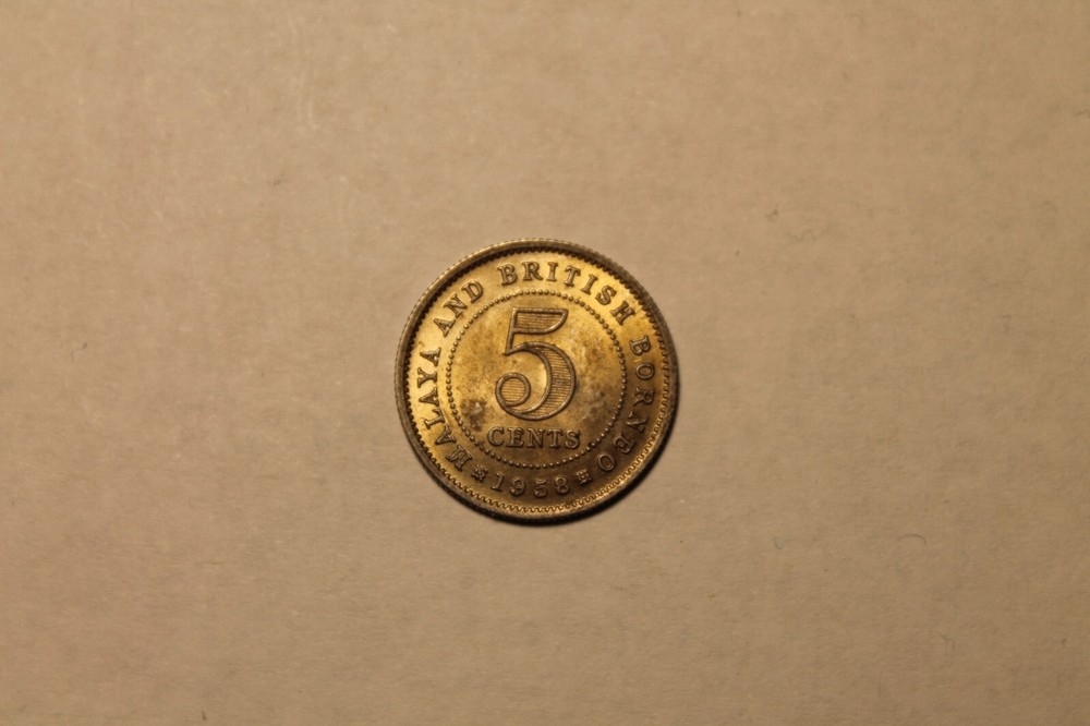 Malaya & British Borneo 1958 5 Cents