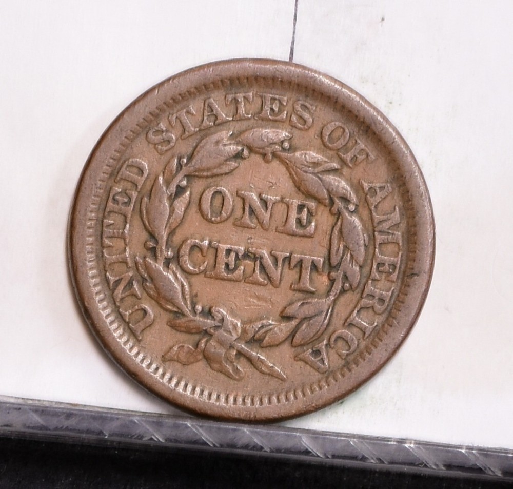 1854 Large Cent - Fine (#57822-L)