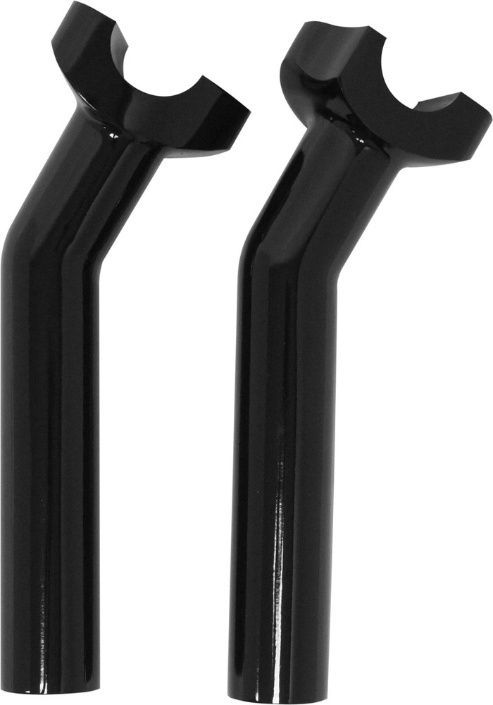 H Bar Risers 6.5" Pullback Black