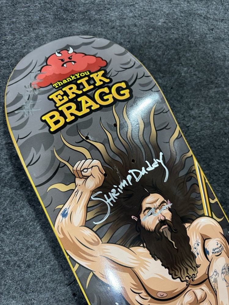 Thankyou Skateboard Deck Erik Bragg Signed