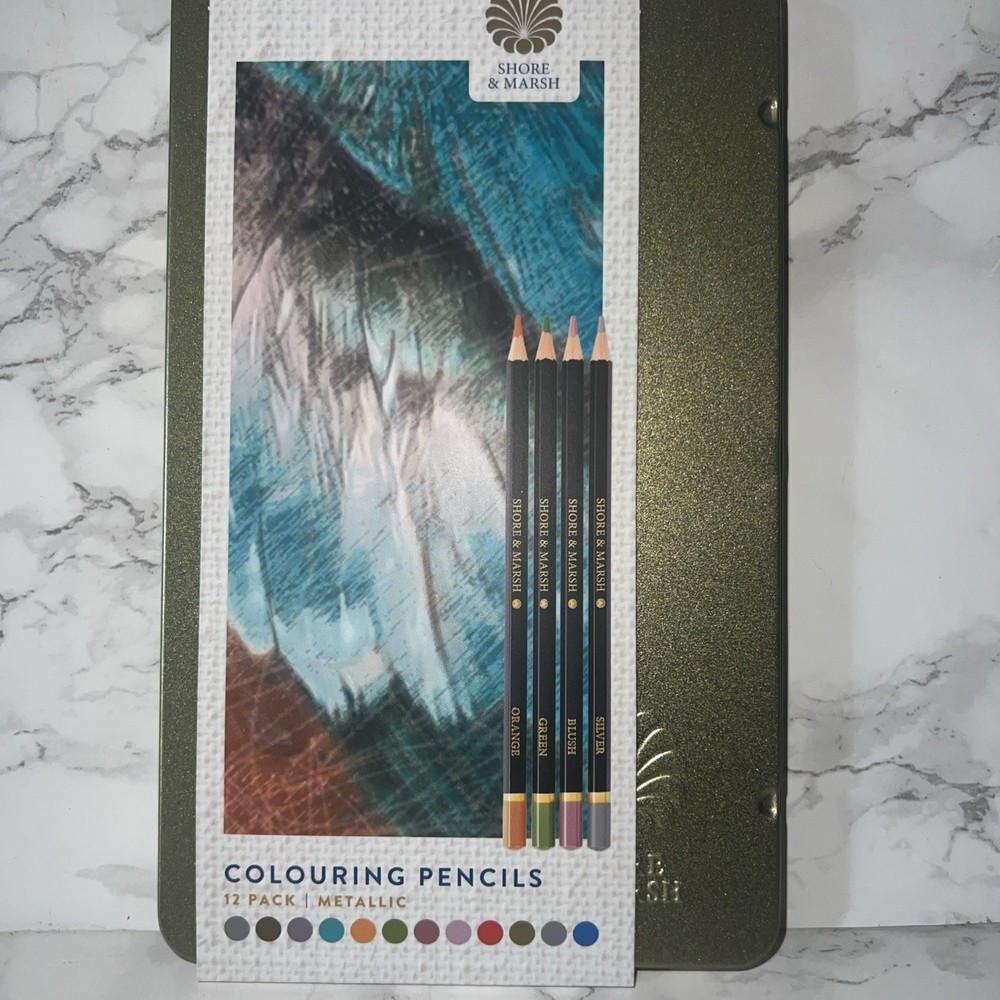 Shore & Marsh Assorted Colouring Pencils 12 Pack