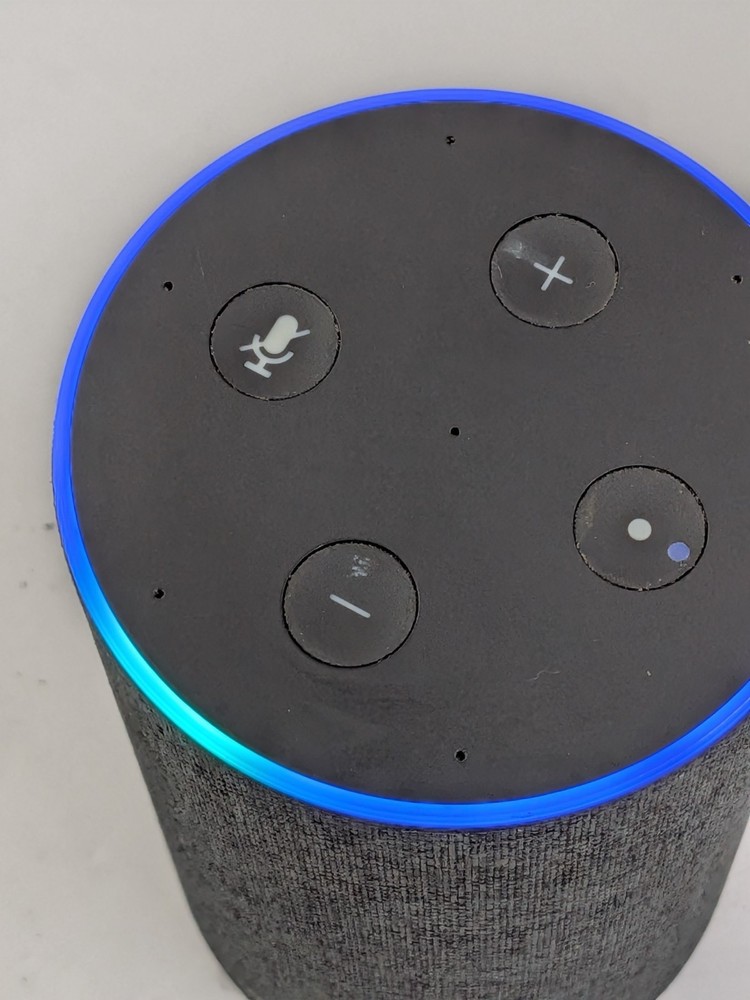 Amazon Echo 2nd Generation Smart Speaker Charcoal Black Fabric NO ADAPTER