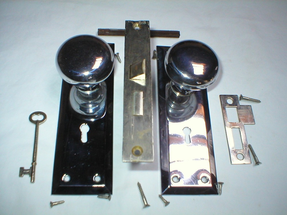 Antique Chrome Door hardware