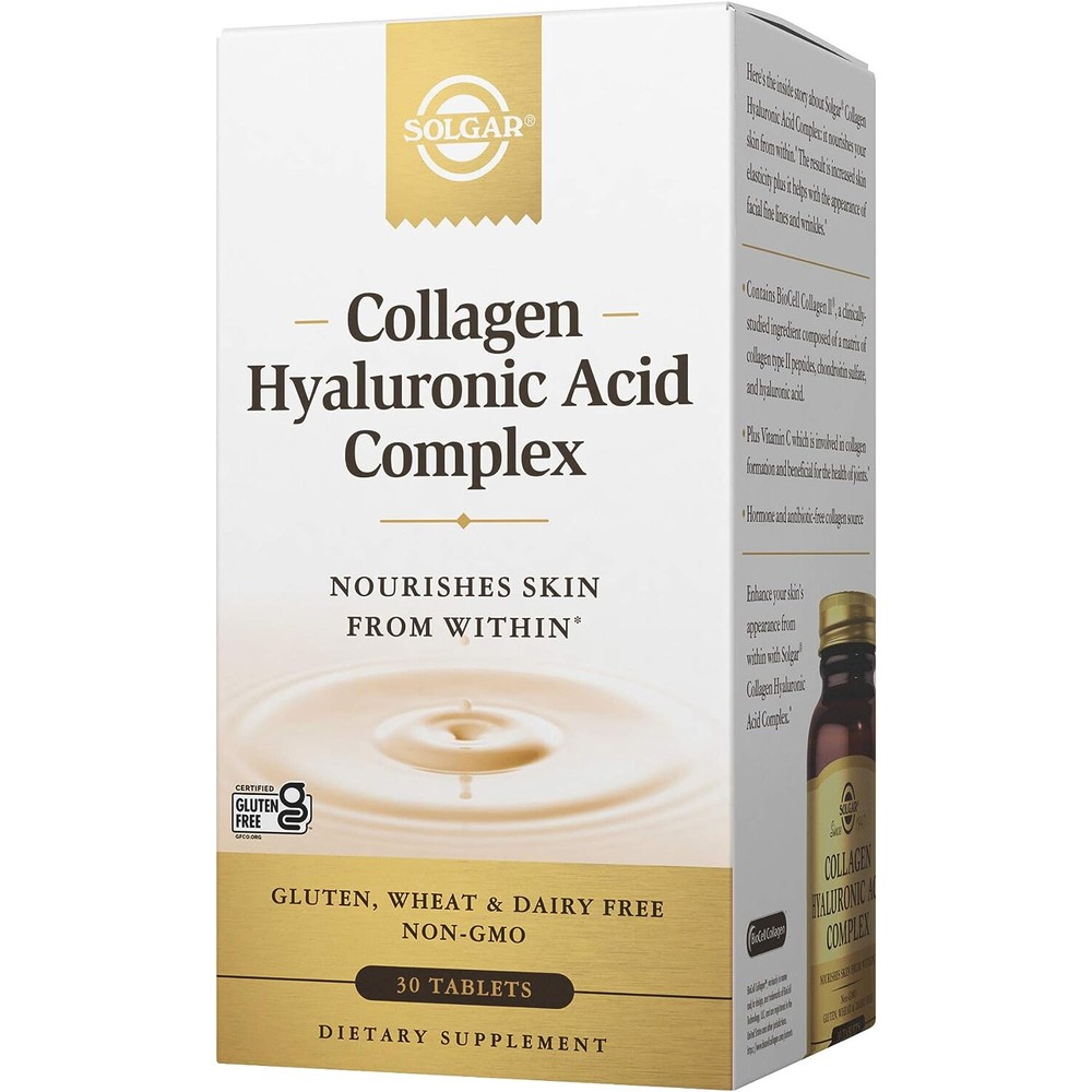Solgar Hyaluronic Acid Complex, 30 Tablets