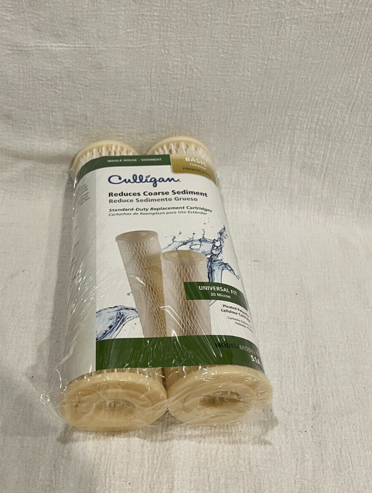 Culligan  Water Filter Replacement Cartridge S1A 2-Pack, Reduces coarse Sediment