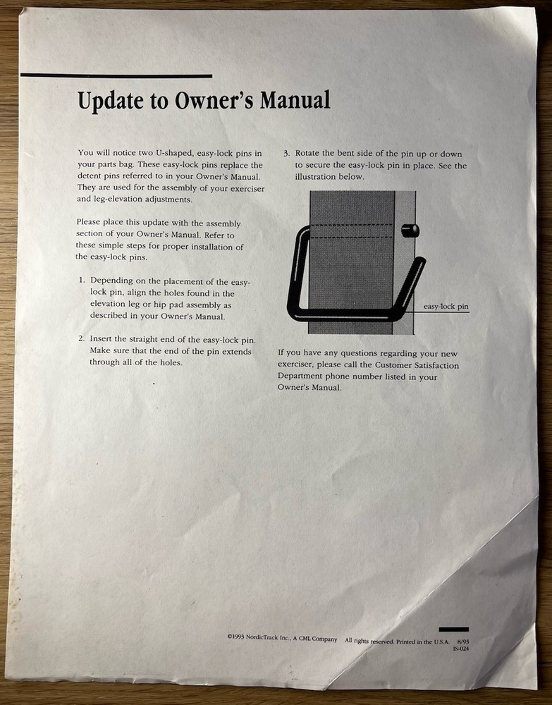 NordicTrack Owners Guide Ski Exerciser Operating Instruction Manual & Catalog
