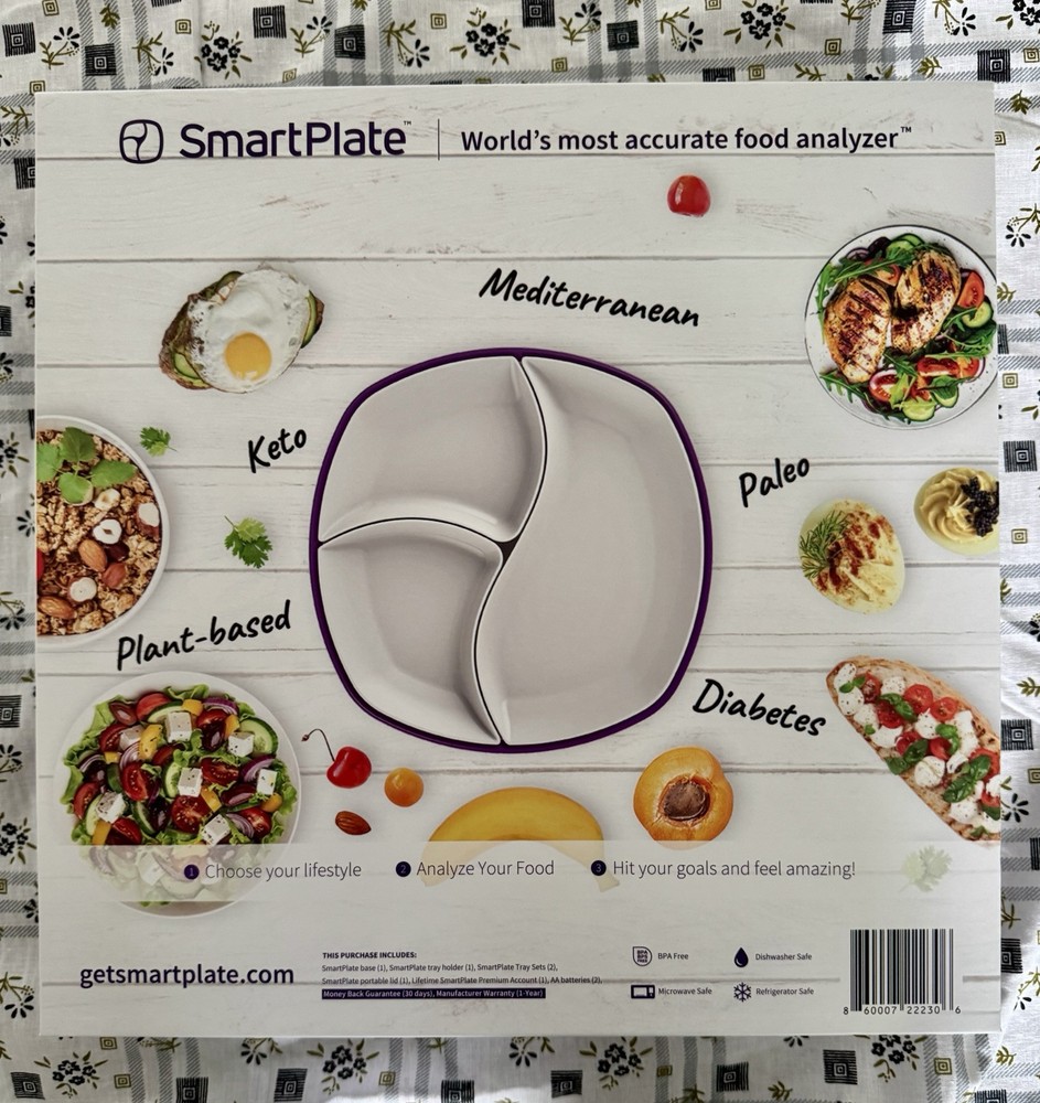 SmartPlate Portion Control Scale Plate Set (New In Box)