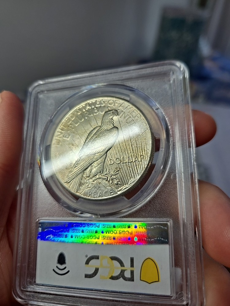 1928 PEACE DOLLAR PCGS MS63 VERY PQ!
