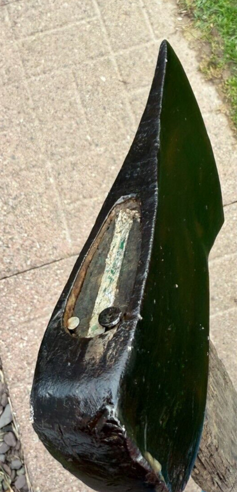Vintage Single Axe On 34” Wood Handle