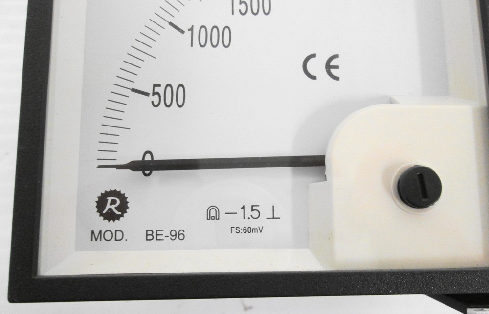 Risesun BE-96 Analog Panel Meter 0-2500A (Lot of 3)