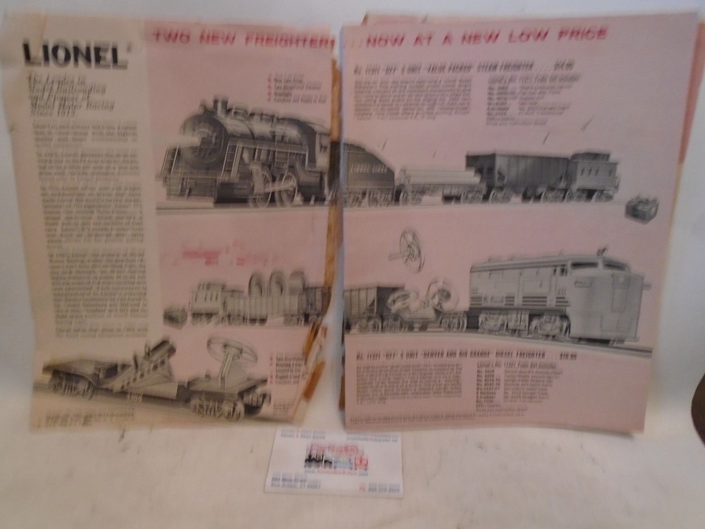 ORIGINAL LIONEL 1963 56 PAGE TRAIN CATALOG