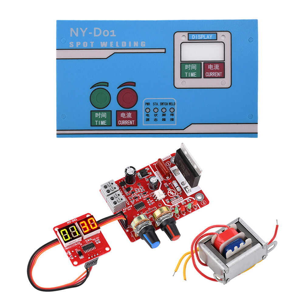 NY-D01 Single Pulse Spot Welding Machine Time and Current Control Board 40A/100A
