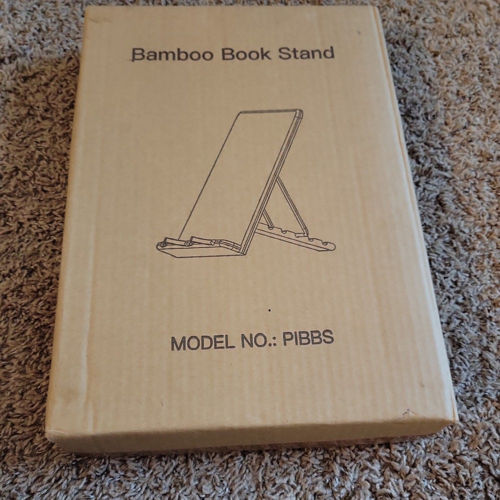Bamboo Book Stand