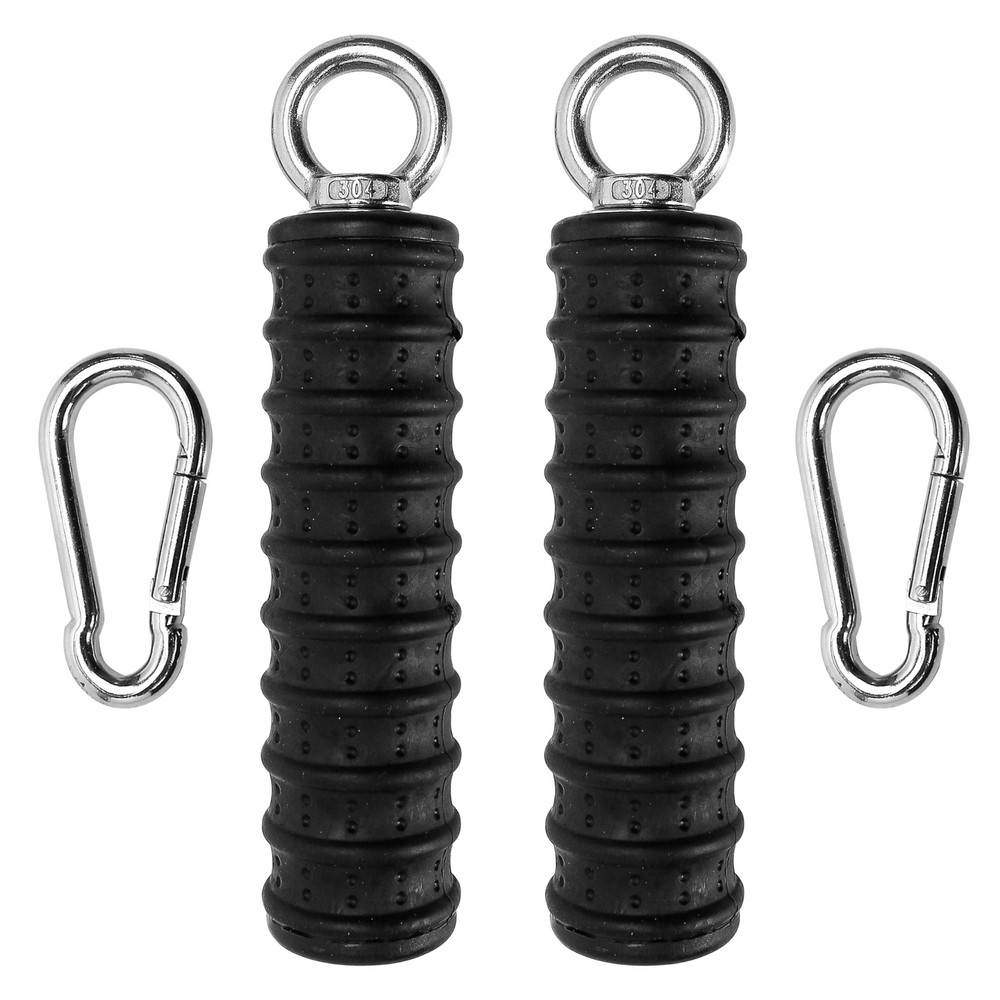 2Pcs Ergonomic Single Handle Tricep Attachment Cable Machine, Maximum Black