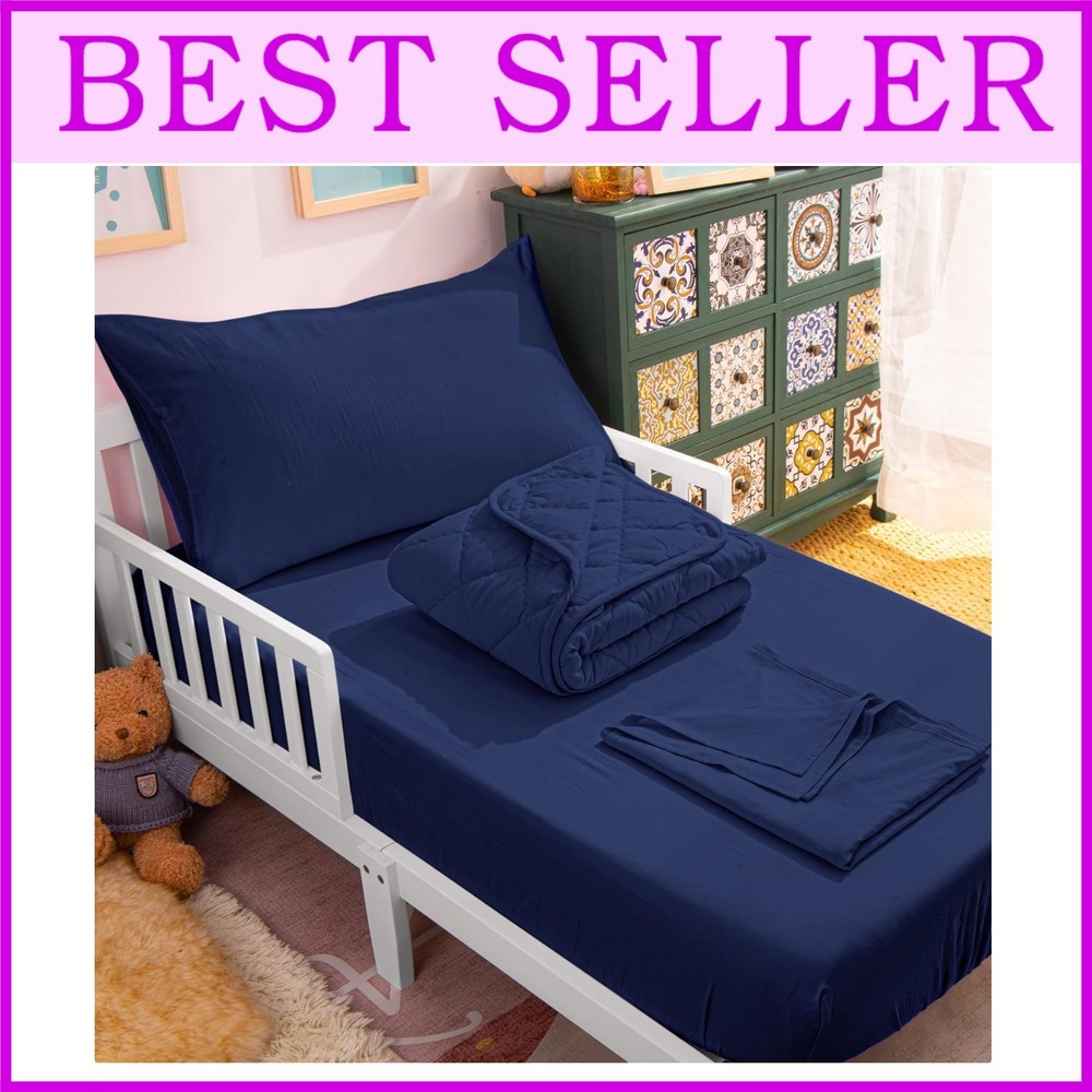Breathable Crib Bedding Set, Quilted Comforter