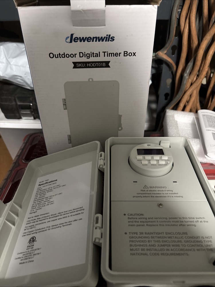 Brand New Dewenwilis Outdoor Digital Pool Timer Box