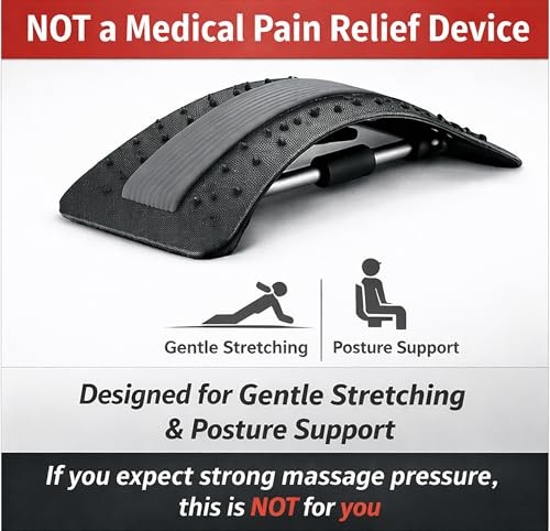 Adjustable Back Stretcher for Lower Back Stretching,Manual Spinal