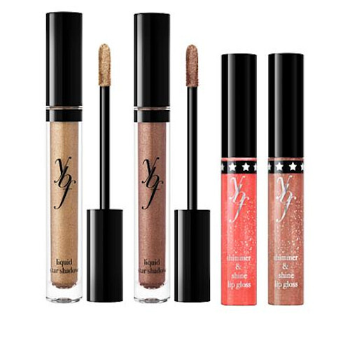 YBF Eye Shadow, Lip Gloss, and Sequin Bag