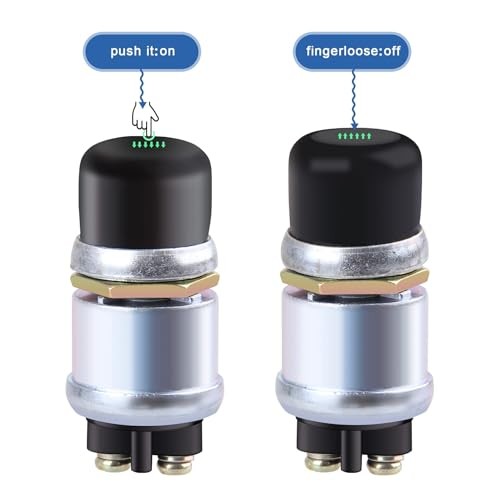 Engine Start Push Button Momentary Start Switch2V Weatherproof Push Button 1