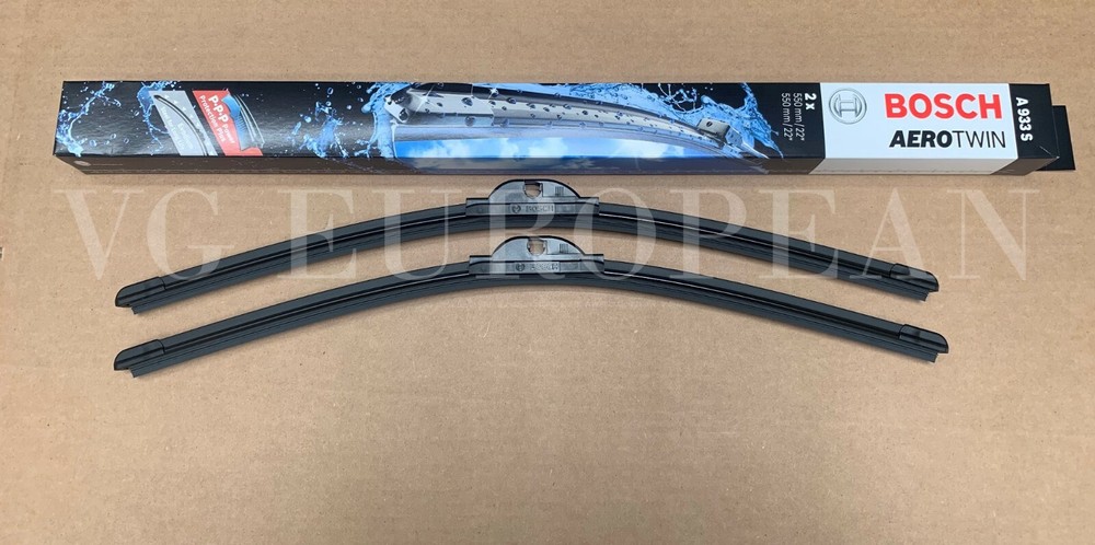 Mercedes-Benz C CLK Class OEM BOSCH Front Window, Windshield Wiper Blade Set NEW