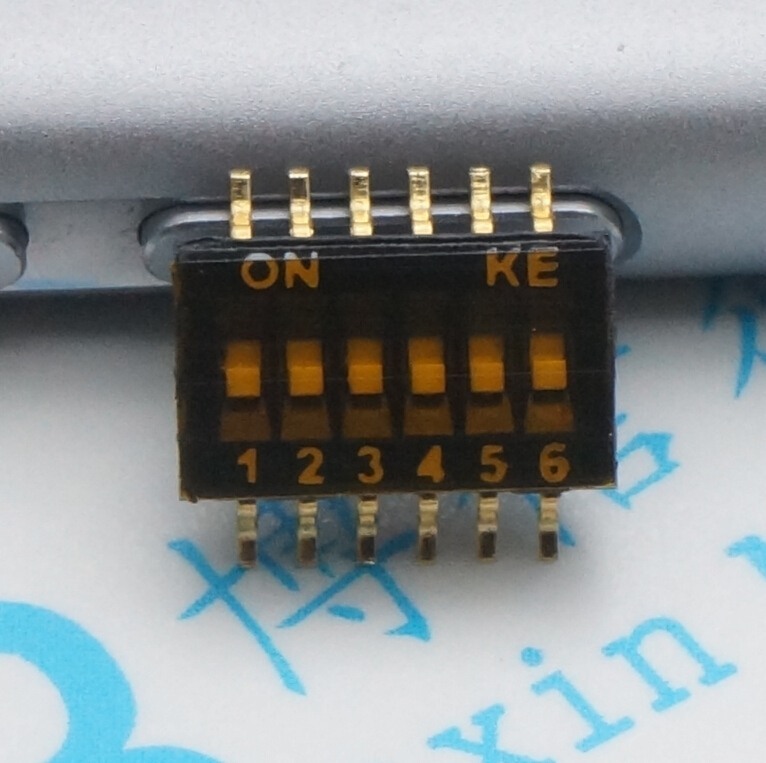 50pcs DSHP06TSGER SOP-12 1.27MM 6 Position way SMD Switch Coding Switch