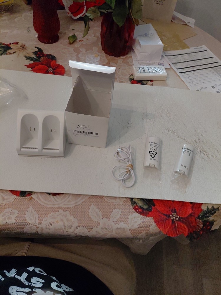 Wii Rechargeable Battery Pack + Usb Cable (Nib)