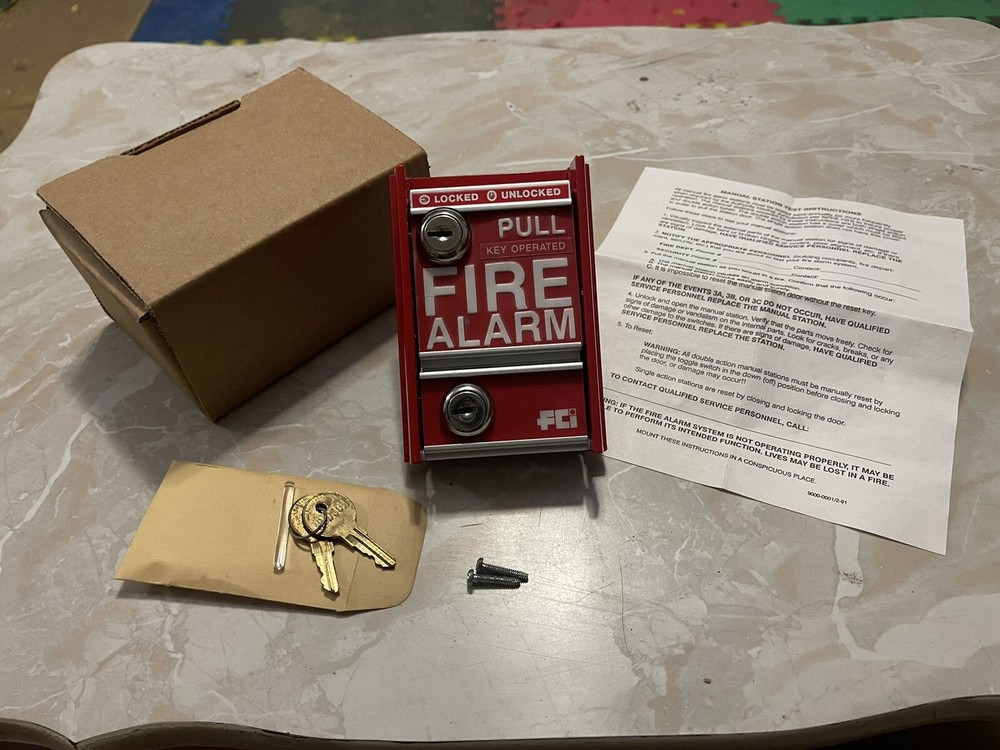 Honeywell MS-2L Fire Alarm Pull Station