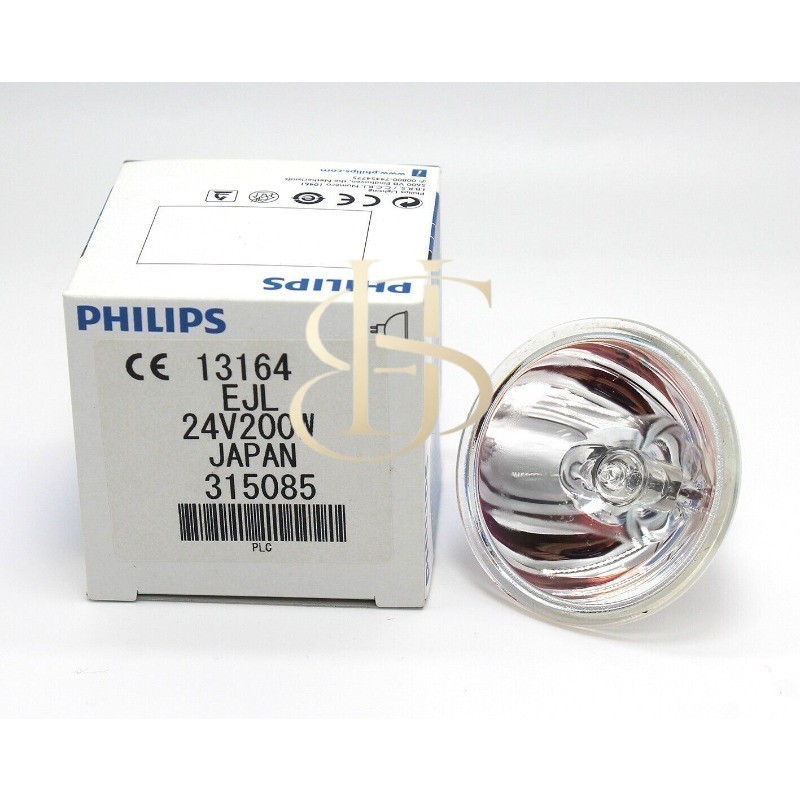 PHILIPS 13164 EJL 24V200W GX5.3 Microscope Halogen light Projector Lamp