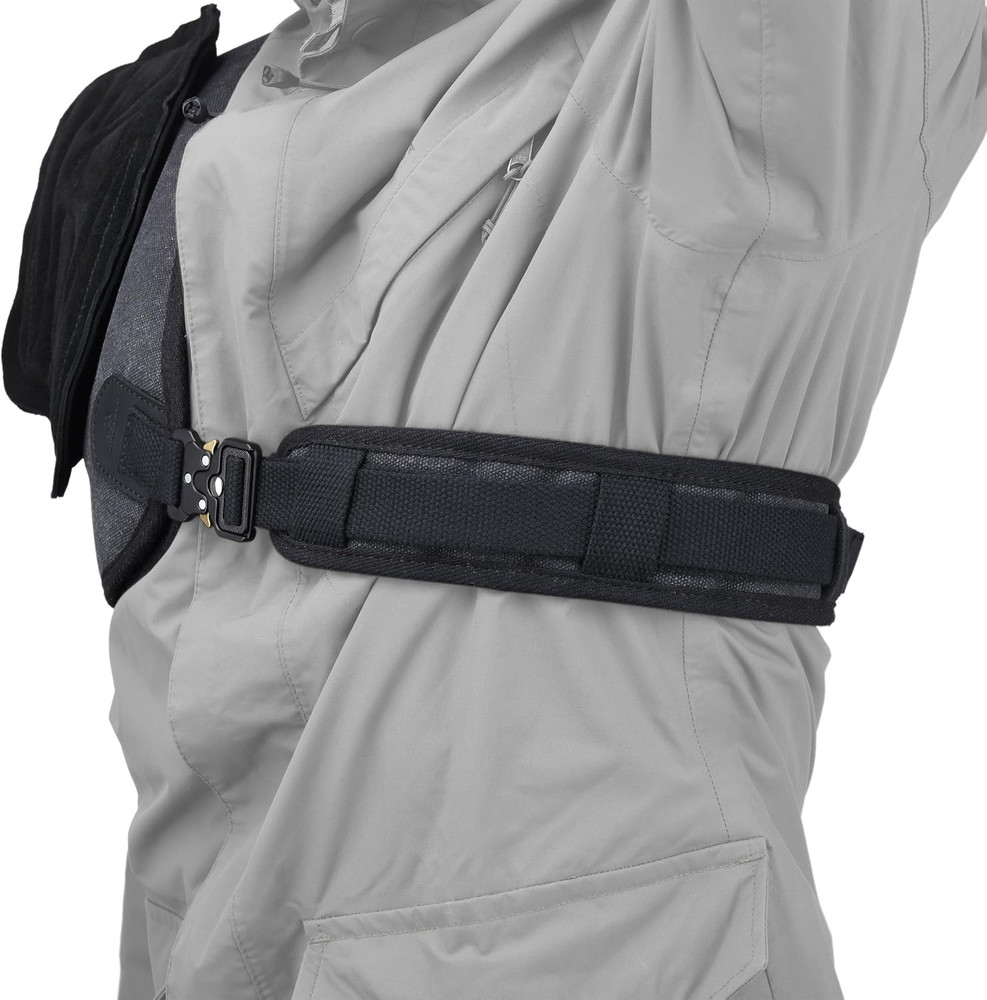 Canvas Leather Shooting Recoil Shield Shoulder Protective Shooting Pad Adjustabl