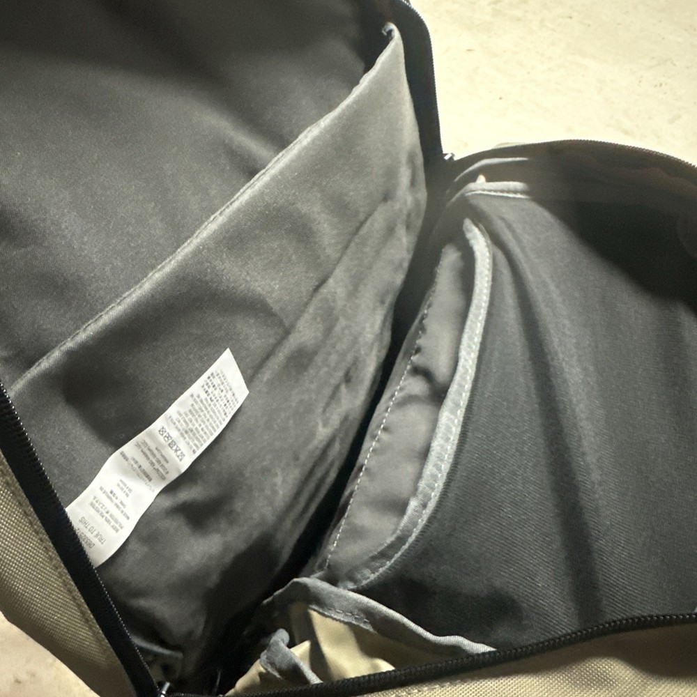 VOLCOM Dark Khaki Variable Back Pack School Bag Hiking Carry Brown BACKPACK