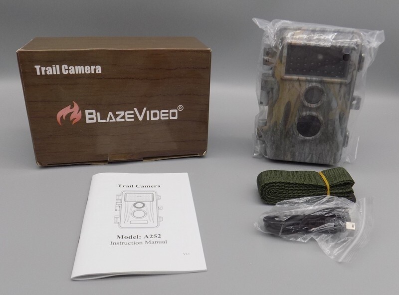Blaze Video Trail Camera Complete A-252 New in Box Scouting Infra Red Hunting