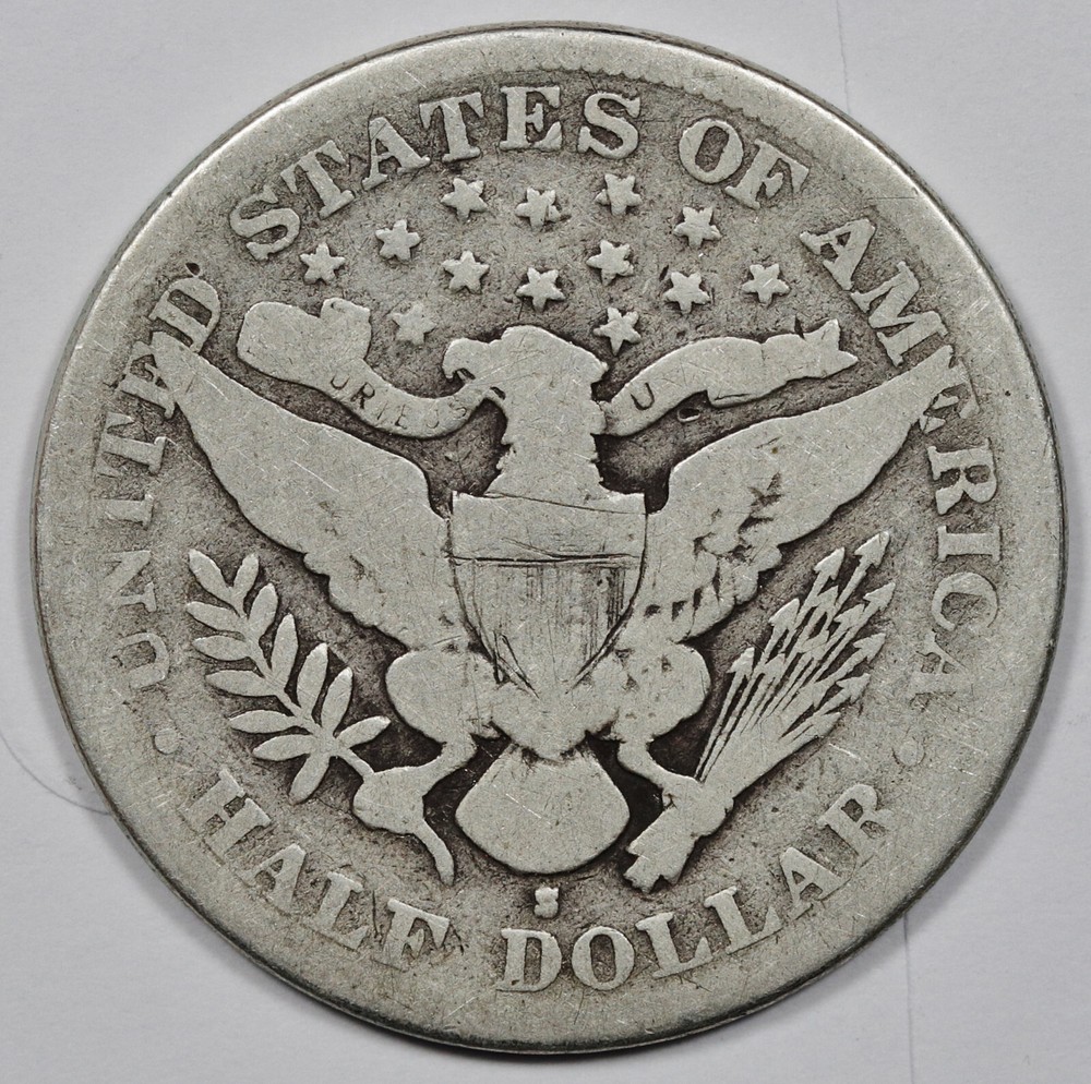 1894-s Barber Half. G-VG. 201720