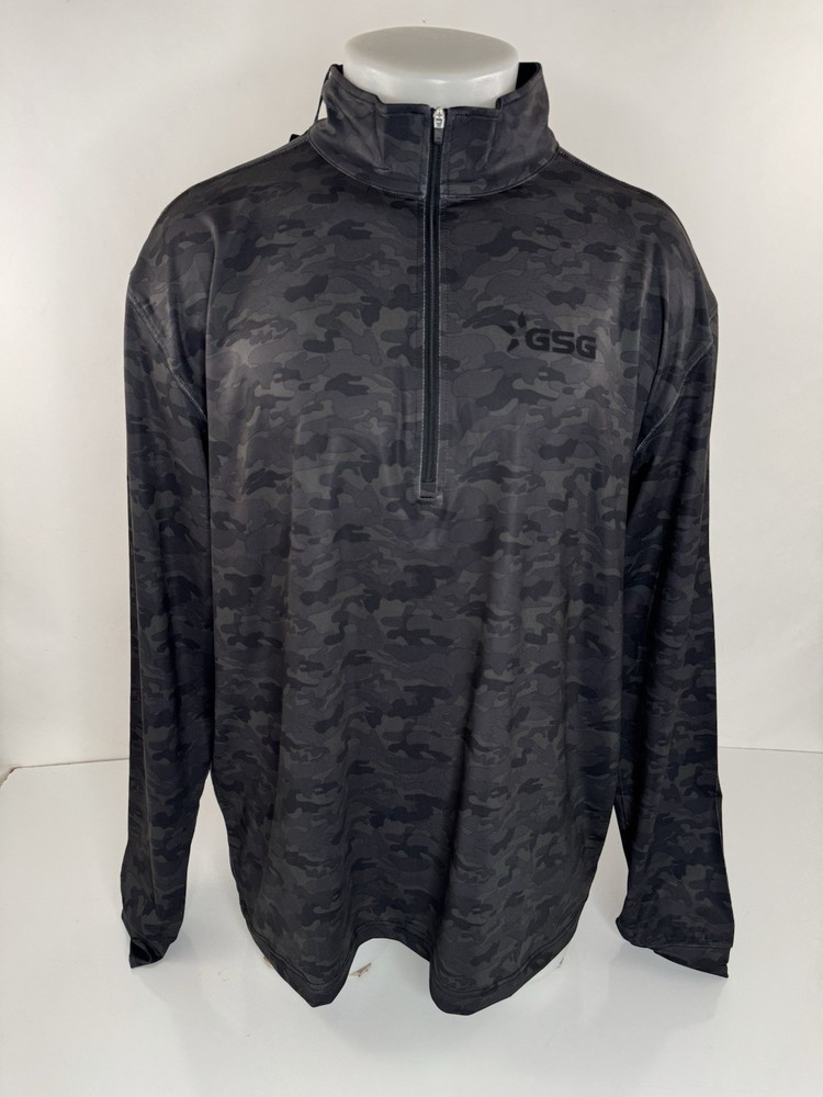 STRAIGHT DOWN - NEW w TAG Camouflage GSG  Pullover Performance Golf XL Jacket