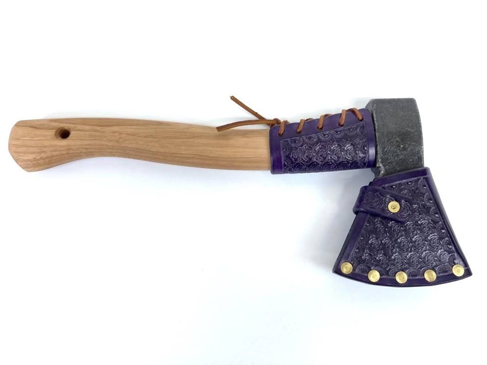 Prandi Hatchet With Custom Sheath And Overstrike Guard