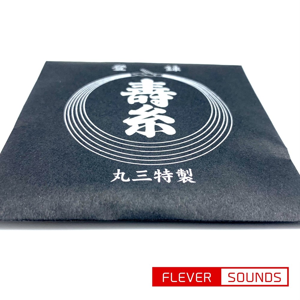 Tsugaru Shamisen String Set Black First thread:Silk Second:Tetoron Third:Nylon