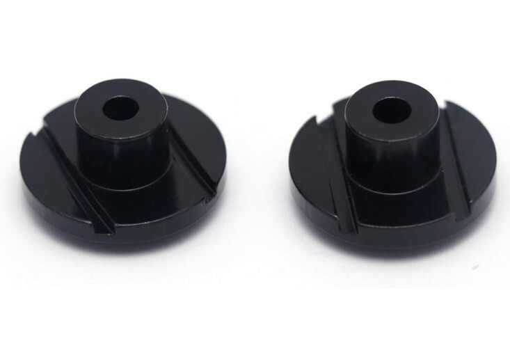Bass Guitar String Trees String Retainer Guides with Mounting Screws Black 2Pcs