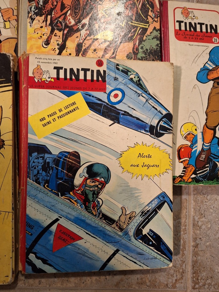 Journal De Tintin Recueil Lot